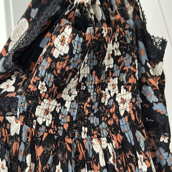 Free People Medium Maxi Dress with floral print and lace - Picture 4 of 6